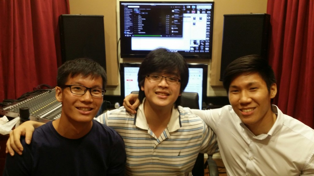 From Left to Right: Mitchell, Yi Zhe, Bingyang